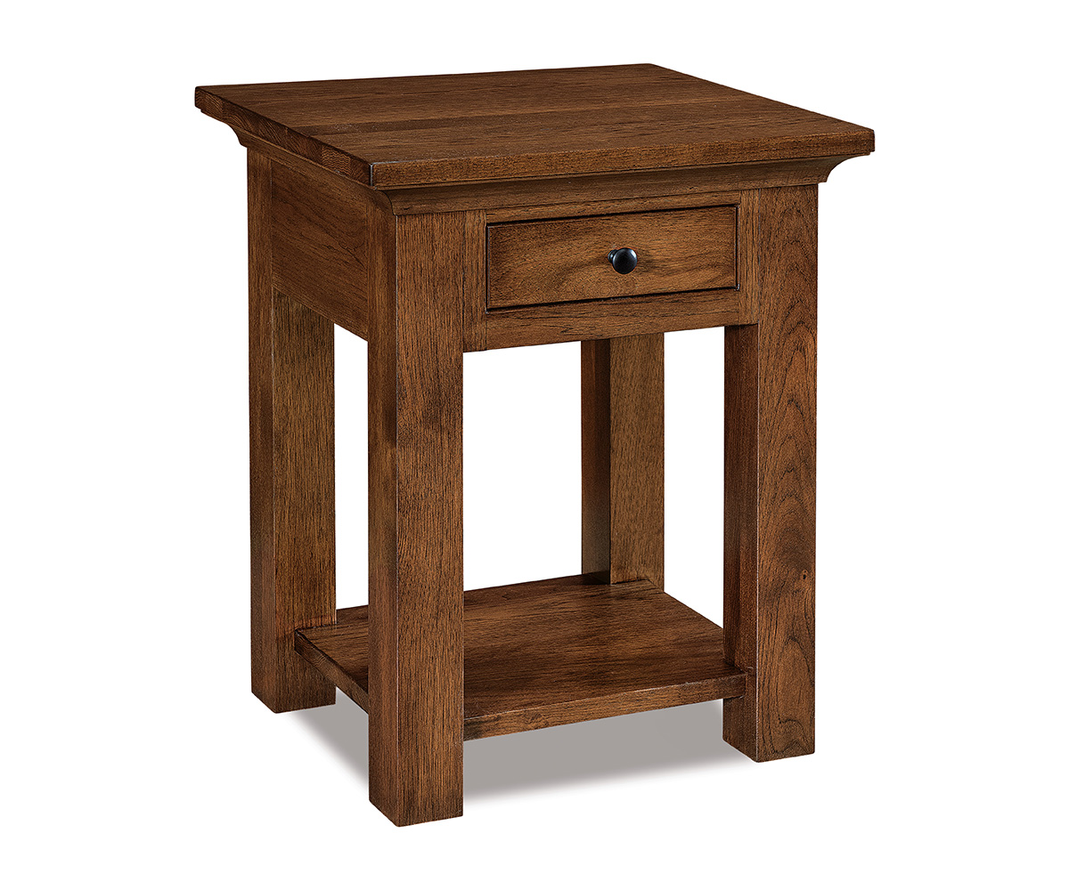 JRW JRAB 019 Abby 1 Drawer Open Nightstand