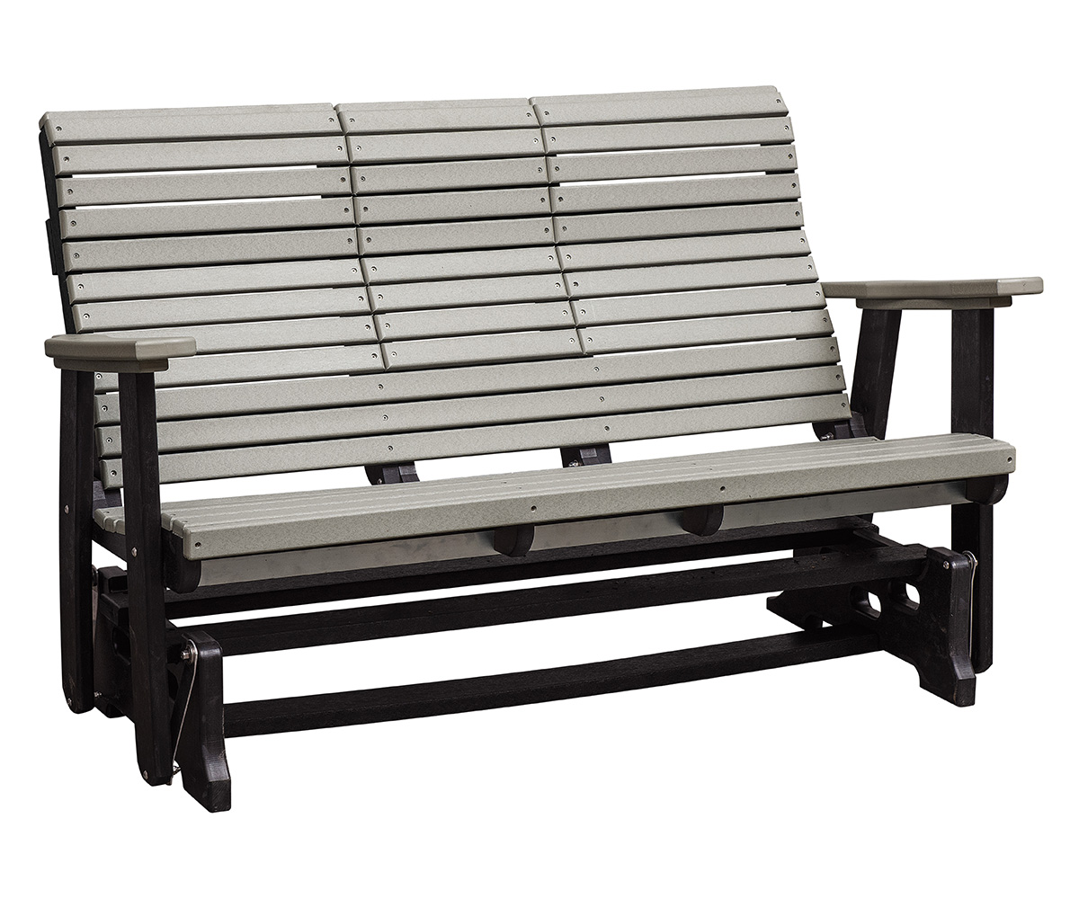 LPF LA Patio 5ft Roll Back Glider Fold Out Cup Holder