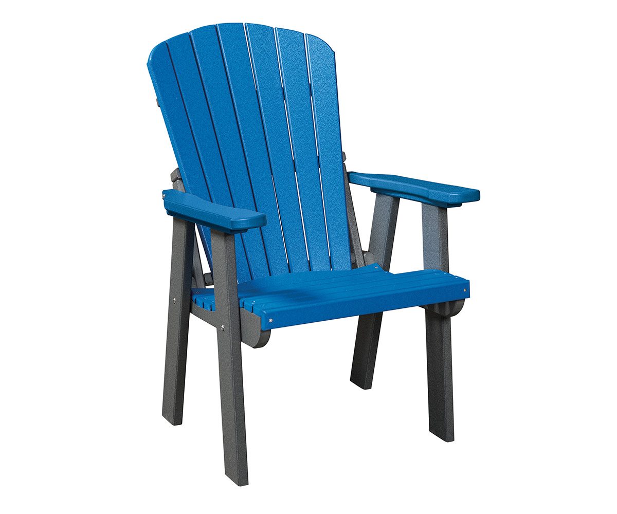 LPF LA Patio Fan Back Chair Blue Dark Gray e1775140889165