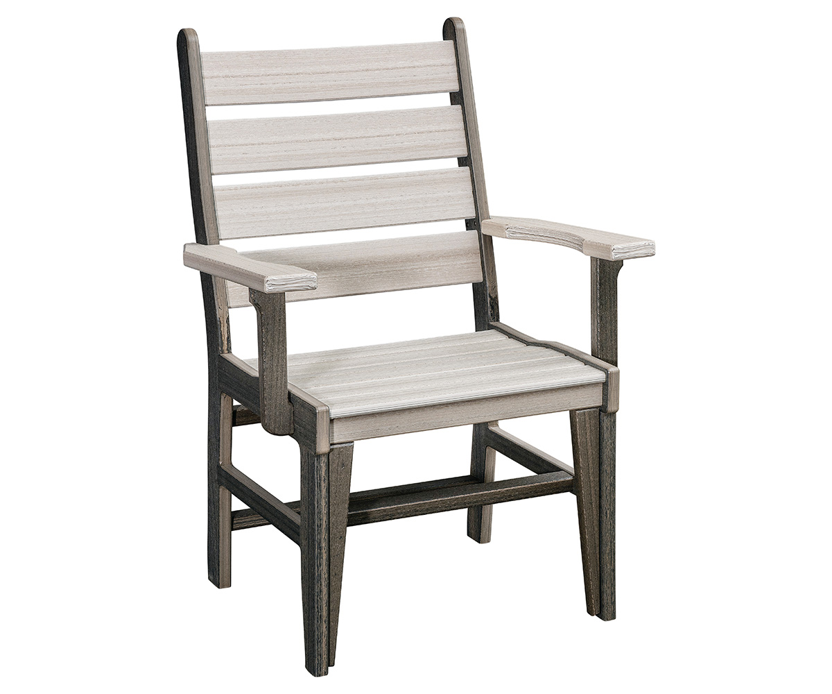 LPF LA Patio Josey Arm Chair Seashell Coastel Grey