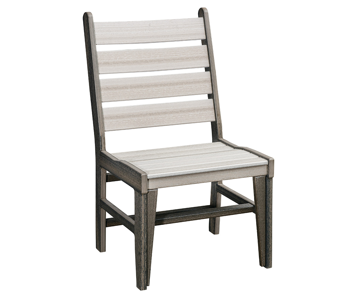 LPF LA Patio Josey Side Chair Seashell Coastel Grey