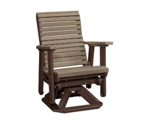 Roll Back Swivel Glider