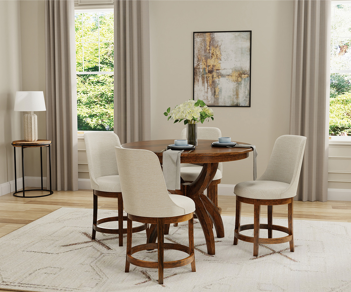 RHY RH Yoder Niles Pub Table Grayson Barstool Collection Cropped