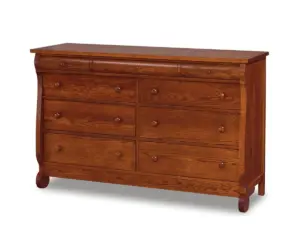Old Classic Sleigh 9 Drawer Dresser
