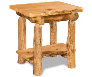 End Table with Drawer & Shelf