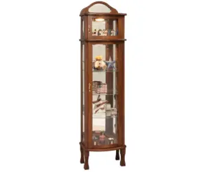 Rectangular Bonnet Top Curio
