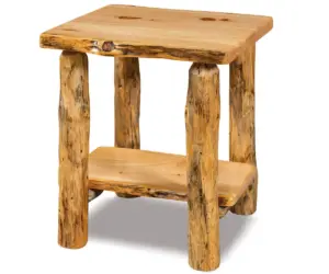 End Table with Shelf