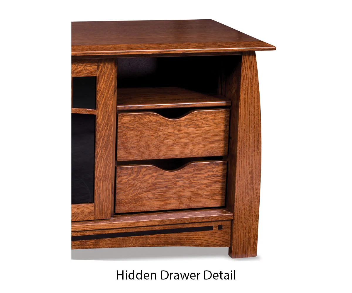 Boulder Creek Media Stand - 72"W - Image 2