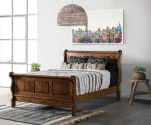 Classic Raised Panel Sleigh Bedroom Collection