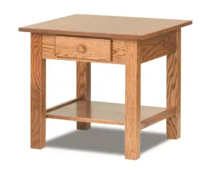 Open Mission End Table