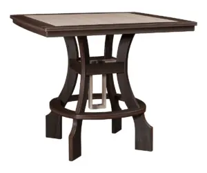Lori Bar Table with Border - 49x49