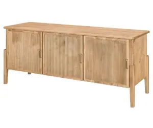 Century Media Console with Reeded Front