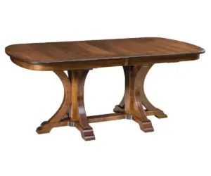 Granite Double Pedestal Table