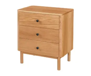 Ledo 3 Drawer Nightstand