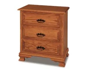 Heritage 3 Drawer Nightstand